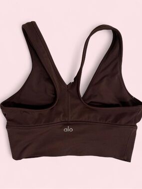 Alo Yoga brown sports bra